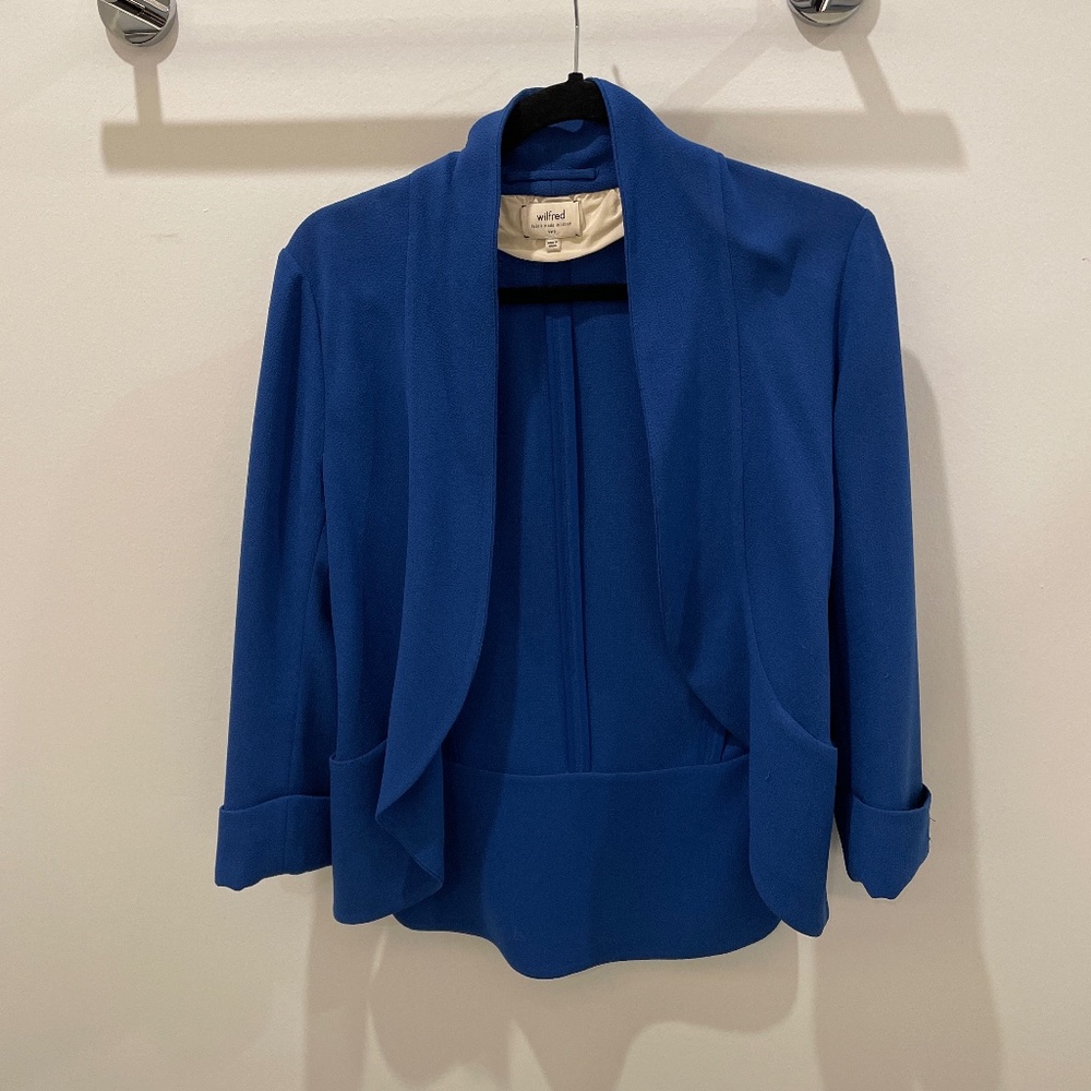 Aritzia | Blue Blazer | Wilfred | Size 2